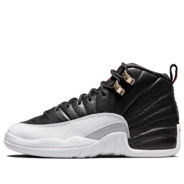 Nike Air Jordan 12 Retro Gs Koripallokengät Miehille Musta Harmaa