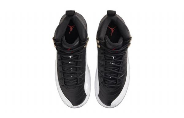 Nike Air Jordan 12 Retro Gs Koripallokengät Miehille Musta Harmaa