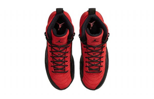 Nike Air Jordan 12 Retro Gs Koripallokengät Miehille Punainen Musta