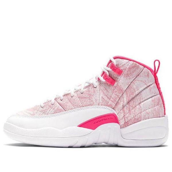 Nike Air Jordan 12 Retro Gs Koripallokengät Miehille Vaaleanpunainen