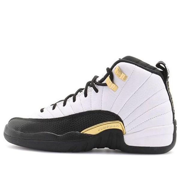 Nike Air Jordan 12 Retro Gs Koripallokengät Miehille Valkoinen Musta