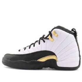 Nike Air Jordan 12 Retro Gs Koripallokengät Miehille Valkoinen Musta