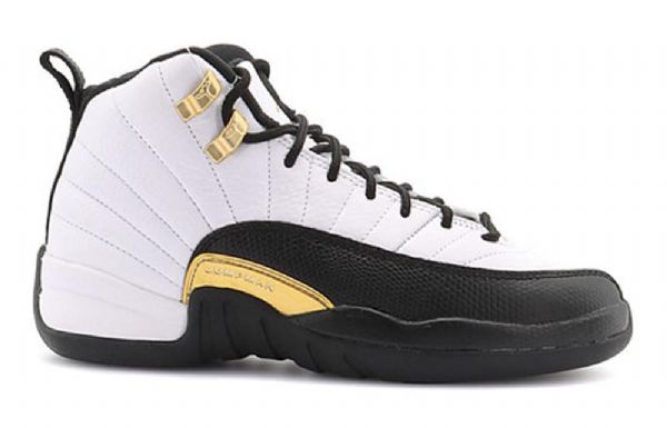 Nike Air Jordan 12 Retro Gs Koripallokengät Miehille Valkoinen Musta