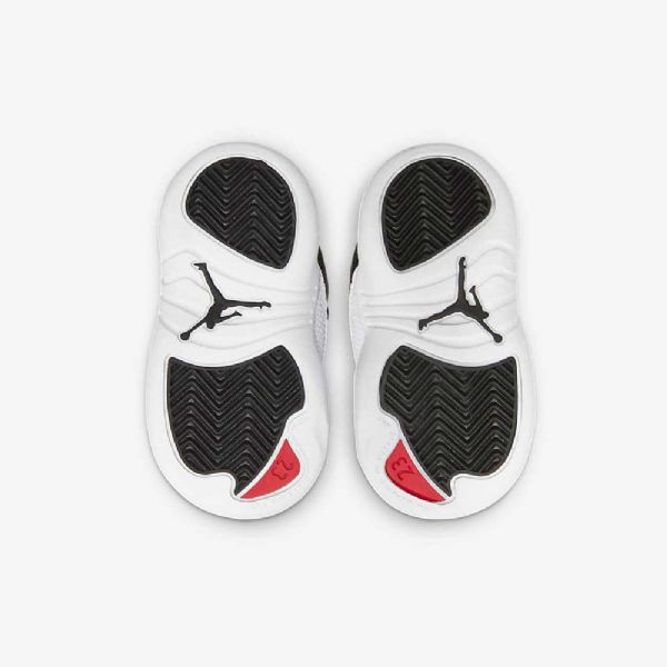 Nike Air Jordan 12 Retro Kengät Lapsille Musta Valkoinen Punainen