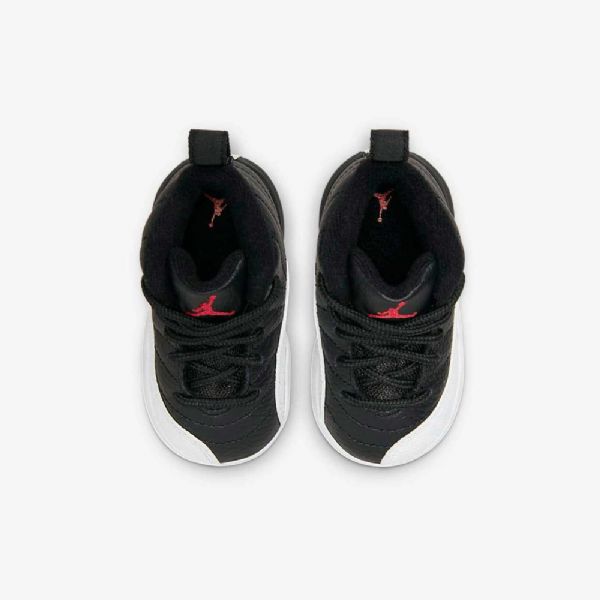 Nike Air Jordan 12 Retro Kengät Lapsille Musta Valkoinen Punainen