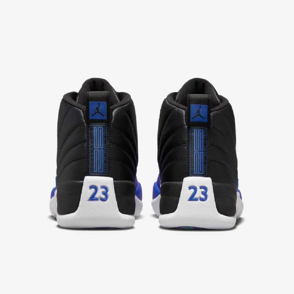 Nike Air Jordan 12 Retro-kengät Naisille Musta Hopea Valkoinen Kuninkaansininen