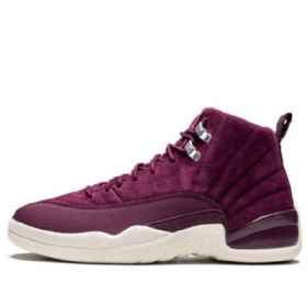 Nike Air Jordan 12 Retro Koripallokengät Miehille Burgundy