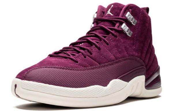 Nike Air Jordan 12 Retro Koripallokengät Miehille Burgundy