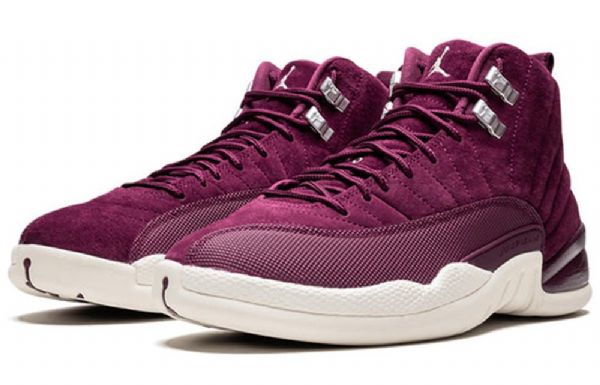 Nike Air Jordan 12 Retro Koripallokengät Miehille Burgundy