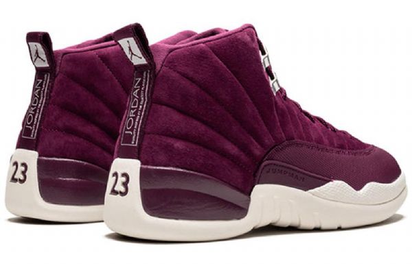 Nike Air Jordan 12 Retro Koripallokengät Miehille Burgundy