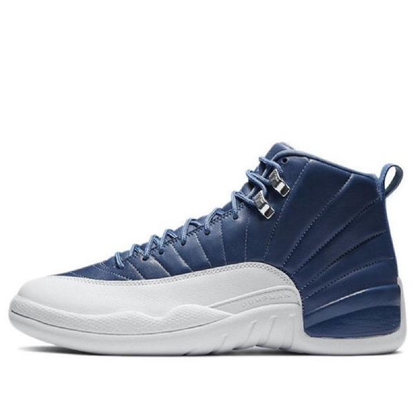 Nike Air Jordan 12 Retro Koripallokengät Miehille Laivastonvalkoinen