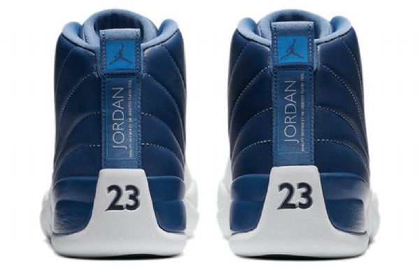 Nike Air Jordan 12 Retro Koripallokengät Miehille Laivastonvalkoinen