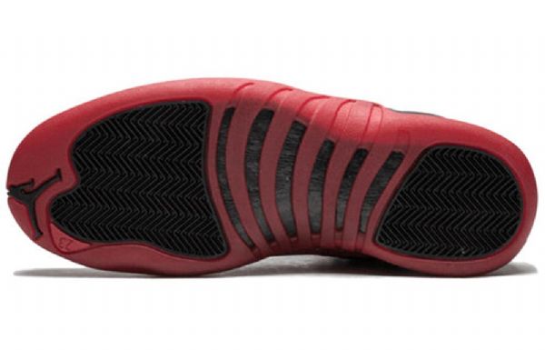 Nike Air Jordan 12 Retro Koripallokengät Miehille Musta Punainen