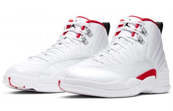 Nike Air Jordan 12 Retro Koripallokengät Miehille Valkoinen