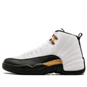 Nike Air Jordan 12 Retro Koripallokengät Miehille Valkoinen Musta