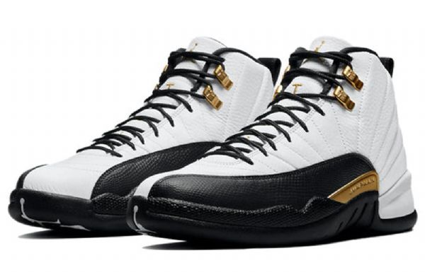 Nike Air Jordan 12 Retro Koripallokengät Miehille Valkoinen Musta
