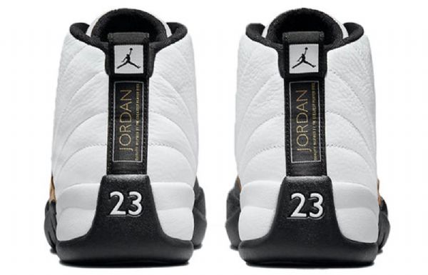 Nike Air Jordan 12 Retro Koripallokengät Miehille Valkoinen Musta