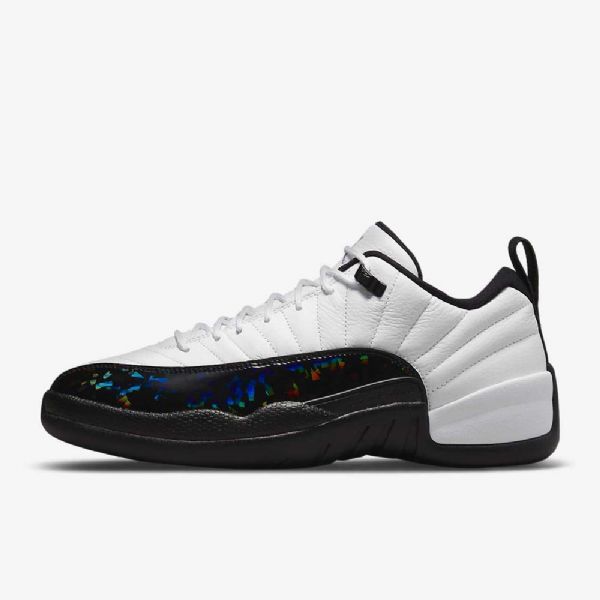 Nike Air Jordan 12 Retro Low Tops Kengät Miehille Valkoinen Hopea