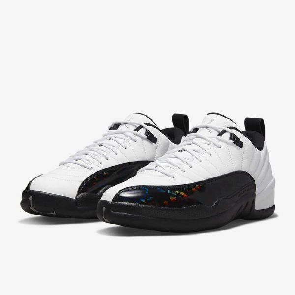 Nike Air Jordan 12 Retro Low Tops Kengät Miehille Valkoinen Hopea