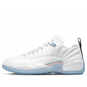 Nike Air Jordan 12 Retro Matalat Topit Koripallokengät Miehille Valkoinen