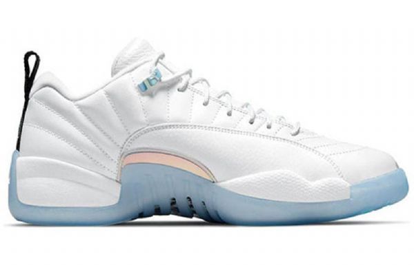 Nike Air Jordan 12 Retro Matalat Topit Koripallokengät Miehille Valkoinen