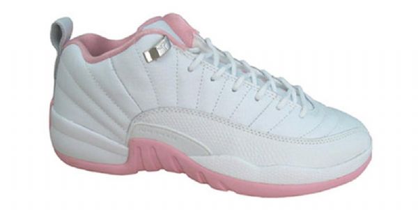 Nike Air Jordan 12 Retro Matalat Topit Koripallokengät Naisille Pinkki