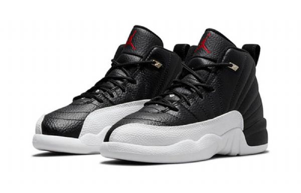 Nike Air Jordan 12 Retro Ps Koripallokengät Miehille Musta Harmaa
