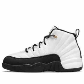 Nike Air Jordan 12 Retro Ps Koripallokengät Miehille Valkoinen Musta