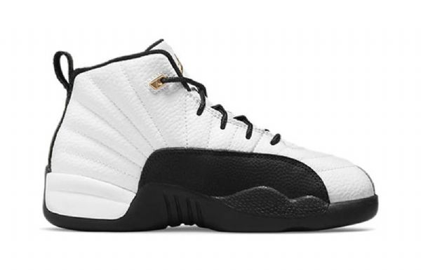 Nike Air Jordan 12 Retro Ps Koripallokengät Miehille Valkoinen Musta