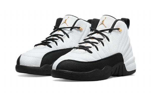 Nike Air Jordan 12 Retro Ps Koripallokengät Miehille Valkoinen Musta
