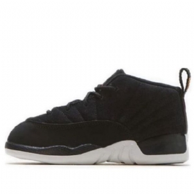 Nike Air Jordan 12 Retro Td Kengät Lapsille Musta