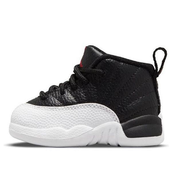 Nike Air Jordan 12 Retro Td Kengät Lapsille Musta Harmaa