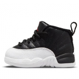 Nike Air Jordan 12 Retro Td Kengät Lapsille Musta Harmaa