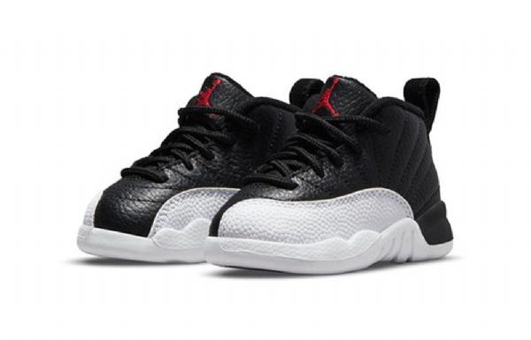 Nike Air Jordan 12 Retro Td Kengät Lapsille Musta Harmaa