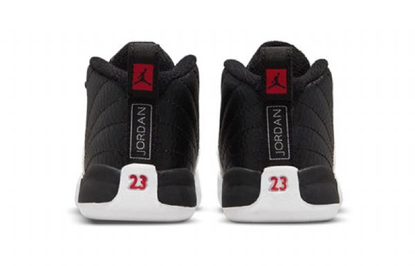 Nike Air Jordan 12 Retro Td Kengät Lapsille Musta Harmaa