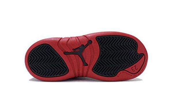 Nike Air Jordan 12 Retro Td Kengät Lapsille Musta Punainen
