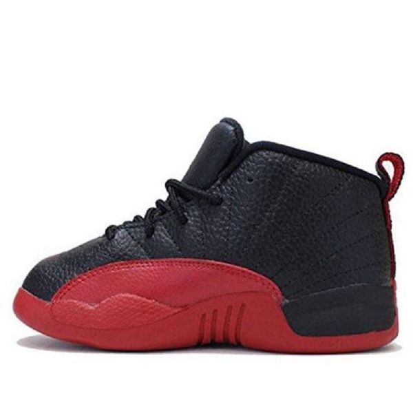 Nike Air Jordan 12 Retro Td Kengät Lapsille Musta Punainen