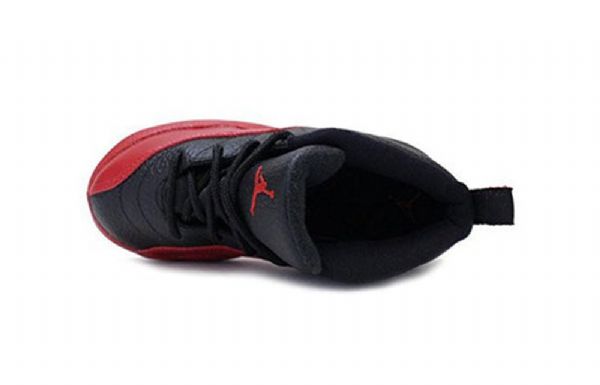 Nike Air Jordan 12 Retro Td Kengät Lapsille Musta Punainen