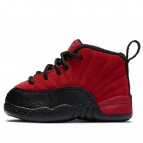 Nike Air Jordan 12 Retro Td Kengät Lapsille Punainen Musta