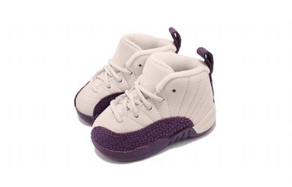 Nike Air Jordan 12 Retro Td Kengät Lapsille Vaaleanharmaa