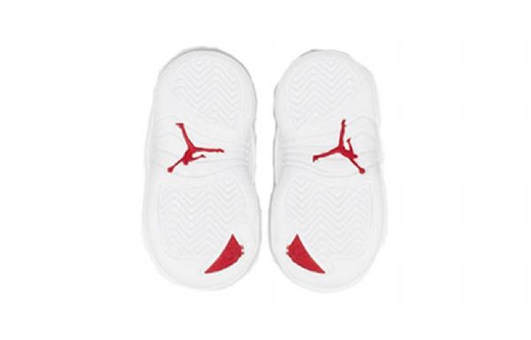 Nike Air Jordan 12 Retro Td Kengät Lapsille Valkoinen Punainen