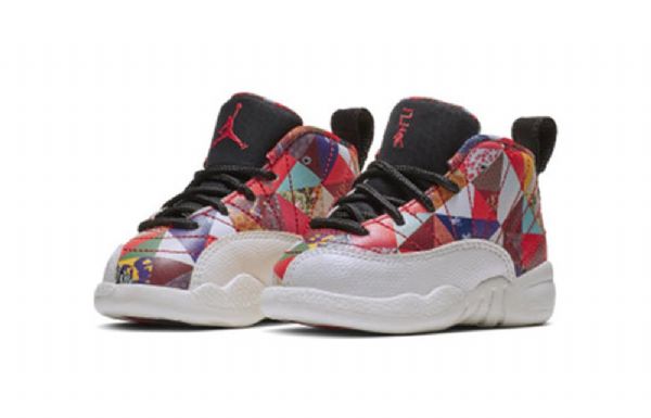 Nike Air Jordan 12 Retro Td Koripallokengät Lapsille Moniväriset