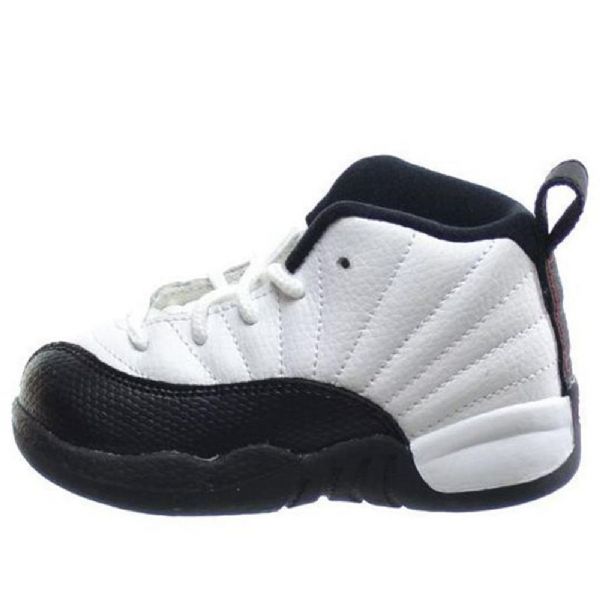 Nike Air Jordan 12 Retro Td Marathon Juoksukengät / Lasten Tennarit Valkoinen Musta