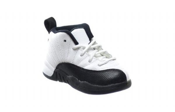Nike Air Jordan 12 Retro Td Marathon Juoksukengät / Lasten Tennarit Valkoinen Musta