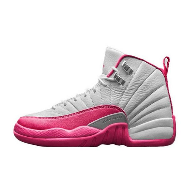 Nike Air Jordan 12 Retro Vivid Kengät Miehille Pinkki Valkoinen