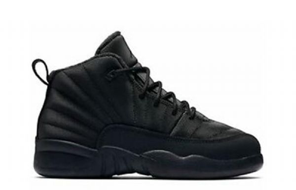 Nike Air Jordan 12 Retro Winterized Ps Koripallokengät Miehille Musta