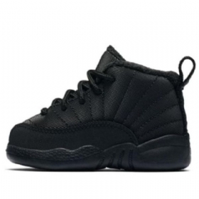 Nike Air Jordan 12 Retro Winterized Td Koripallokengät Lapsille Musta