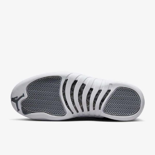 Nike Air Jordan 12 Retrokengät Miehille Harmaa Valkoinen