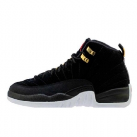 Nike Air Jordan 12 Reverse Taxi Kengät Miehille Mustat