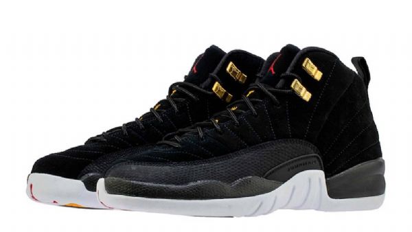 Nike Air Jordan 12 Reverse Taxi Kengät Miehille Mustat